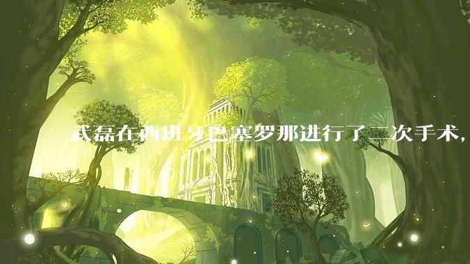武磊在西班牙巴塞罗那进行了二次手术，是因为华山医院运动医学科技术不行吗？