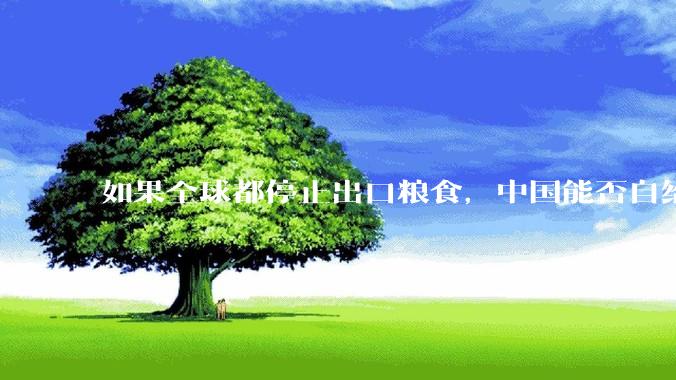 如果全球都停止出口粮食，中国能否自给自足？